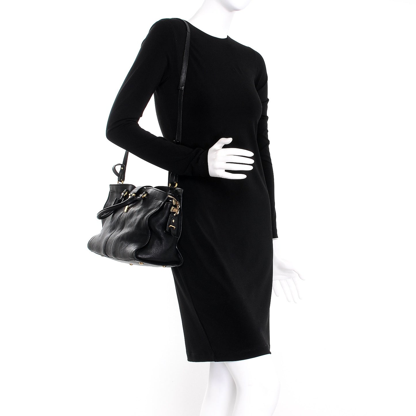Sheepskin Small Cabas ChYc Black