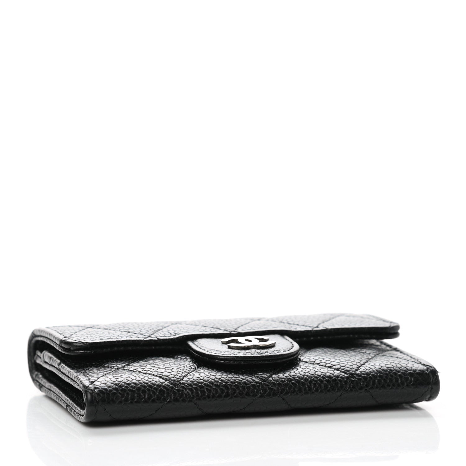 Chanel Caviar Quilted Flap Card Holder Black 4 of 8
