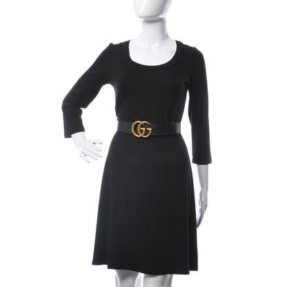 Gucci Calfskin Double G 40mm Belt 80 32 Black 2 of 6