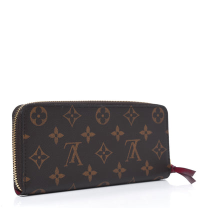 Louis Vuitton Monogram Clemence Wallet Fuchsia 2 of 4