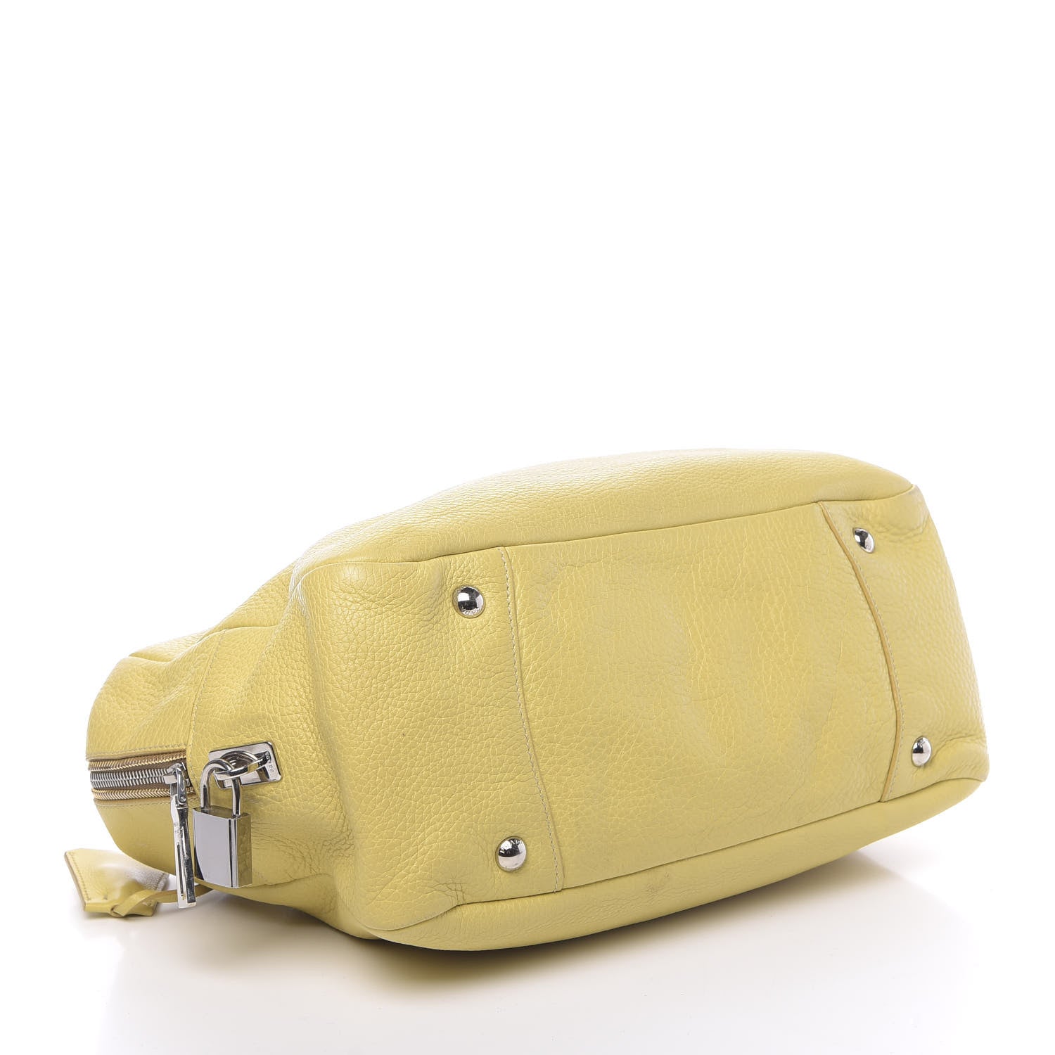 Prada Vitello Daino Satchel Ananas 4 of 17