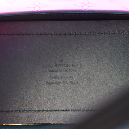 Louis Vuitton Calfskin PVC Monogram Solar Ray Soft Trunk Iridescent Prism Black 8 of 11
