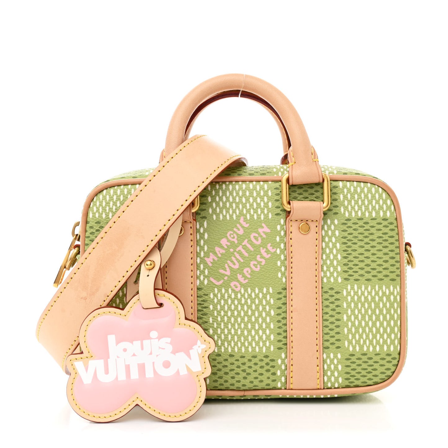Damier Golf Nano Porte Documents Voyage Green