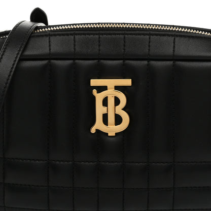 Burberry Calfskin Quilted Small Lola Camera Bag Black 8 of 10