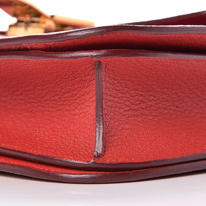 Celine Goatskin Medium Classic Box Flap Bag Carmin 9 of 9