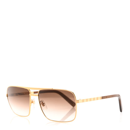 Louis Vuitton Attitude Sunglasses Z0259U Gold 1 of 8