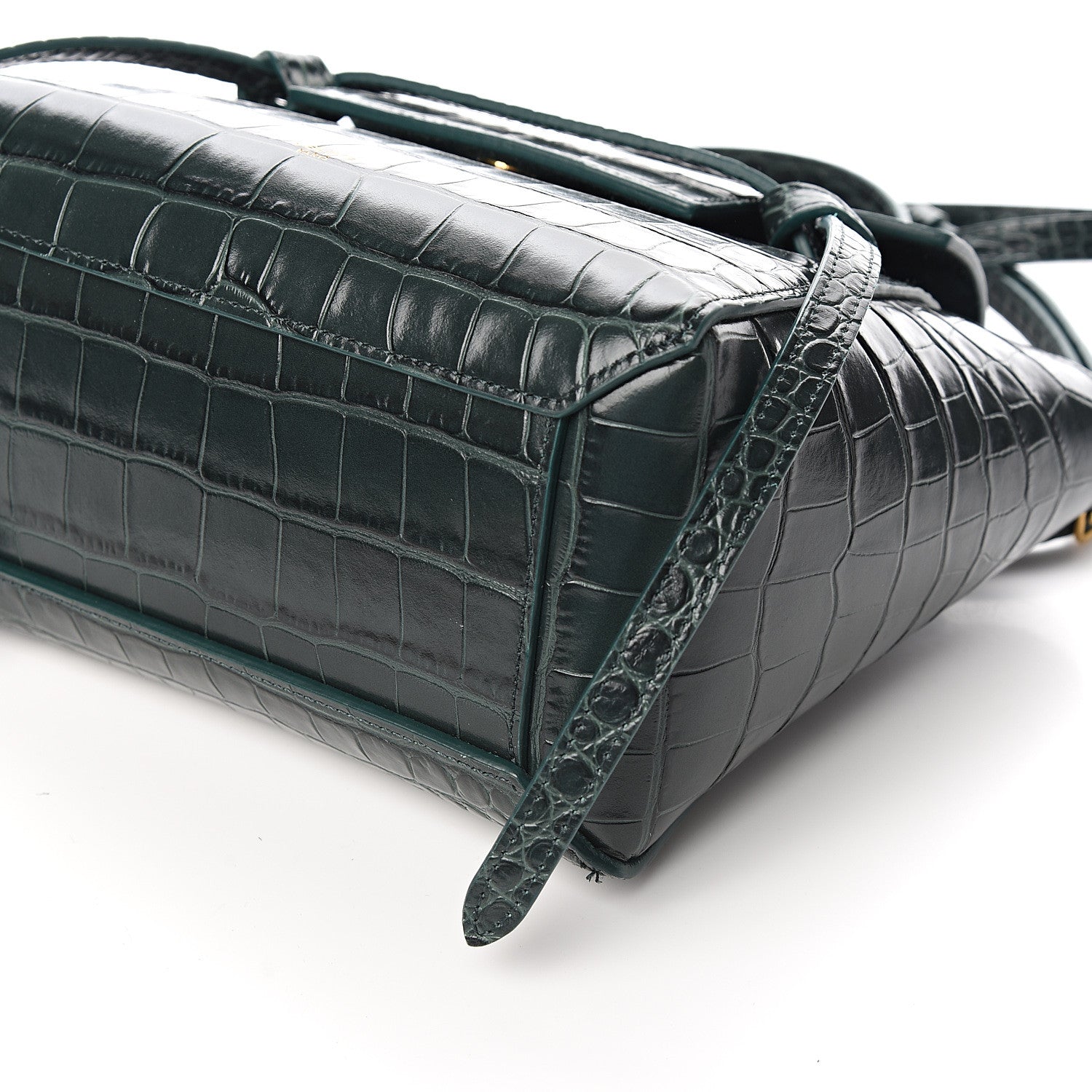 Celine Calfskin Crocodile Embossed Nano Belt Bag Amazone 8 of 8