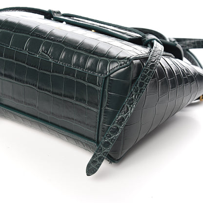 Celine Calfskin Crocodile Embossed Nano Belt Bag Amazone 8 of 8
