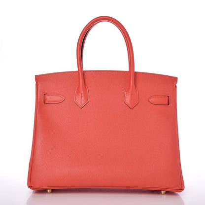 Hermes Epsom Horseshoe Birkin 30 Rose Jaipur Bleu Electrique 4 of 33