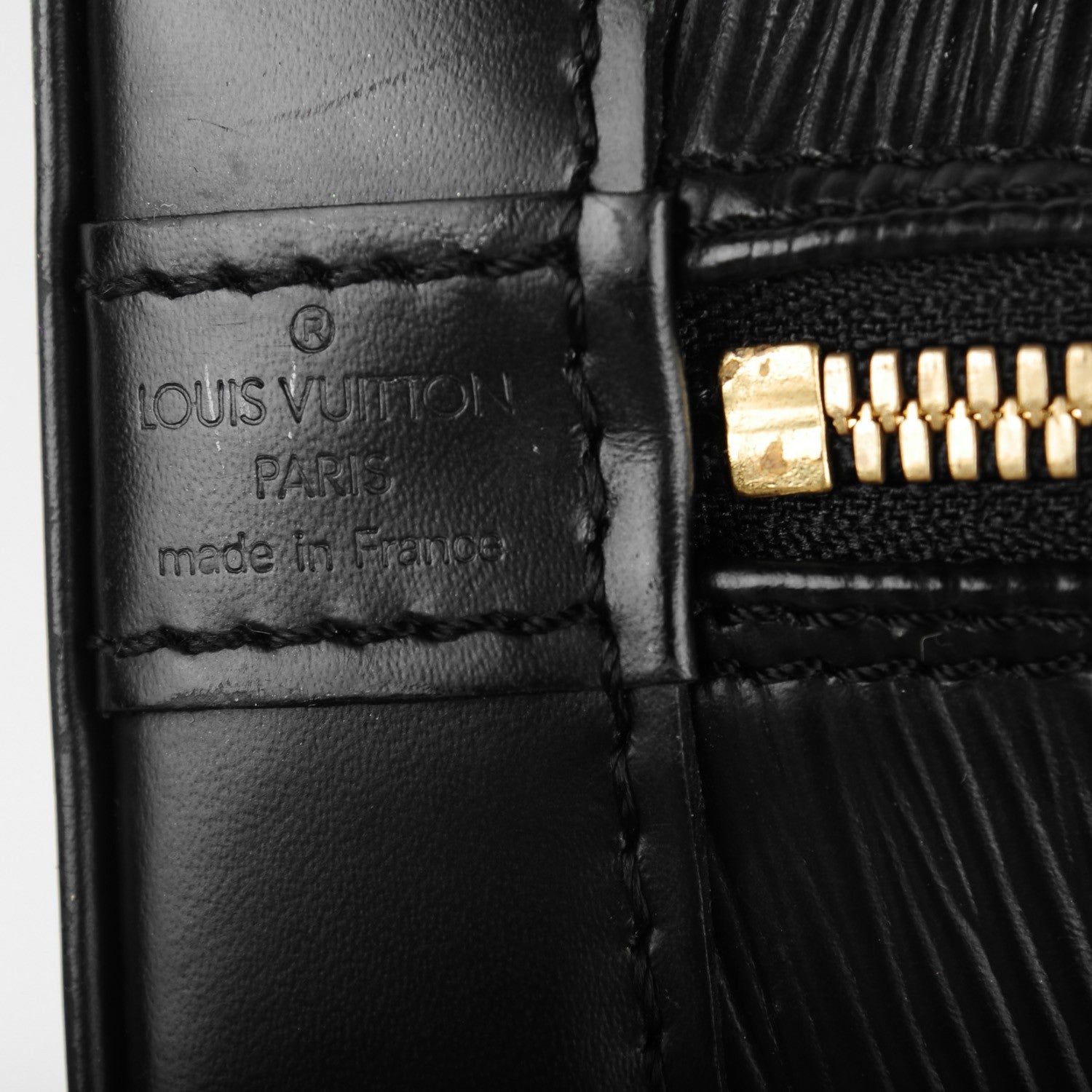 Louis Vuitton Epi Alma PM Black 6 of 8