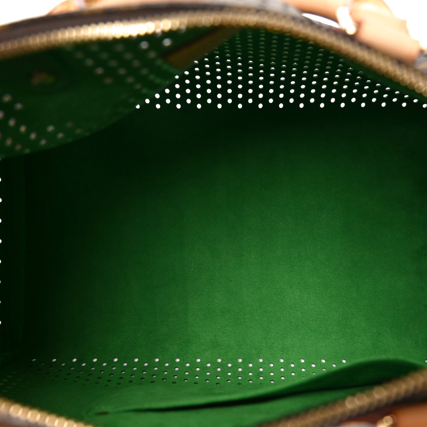 Louis Vuitton Monogram Perforated Speedy 30 Green 4 of 8