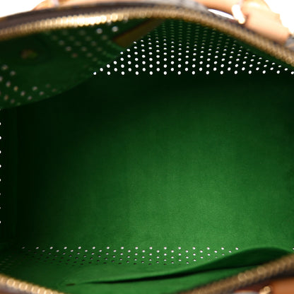 Louis Vuitton Monogram Perforated Speedy 30 Green 4 of 8