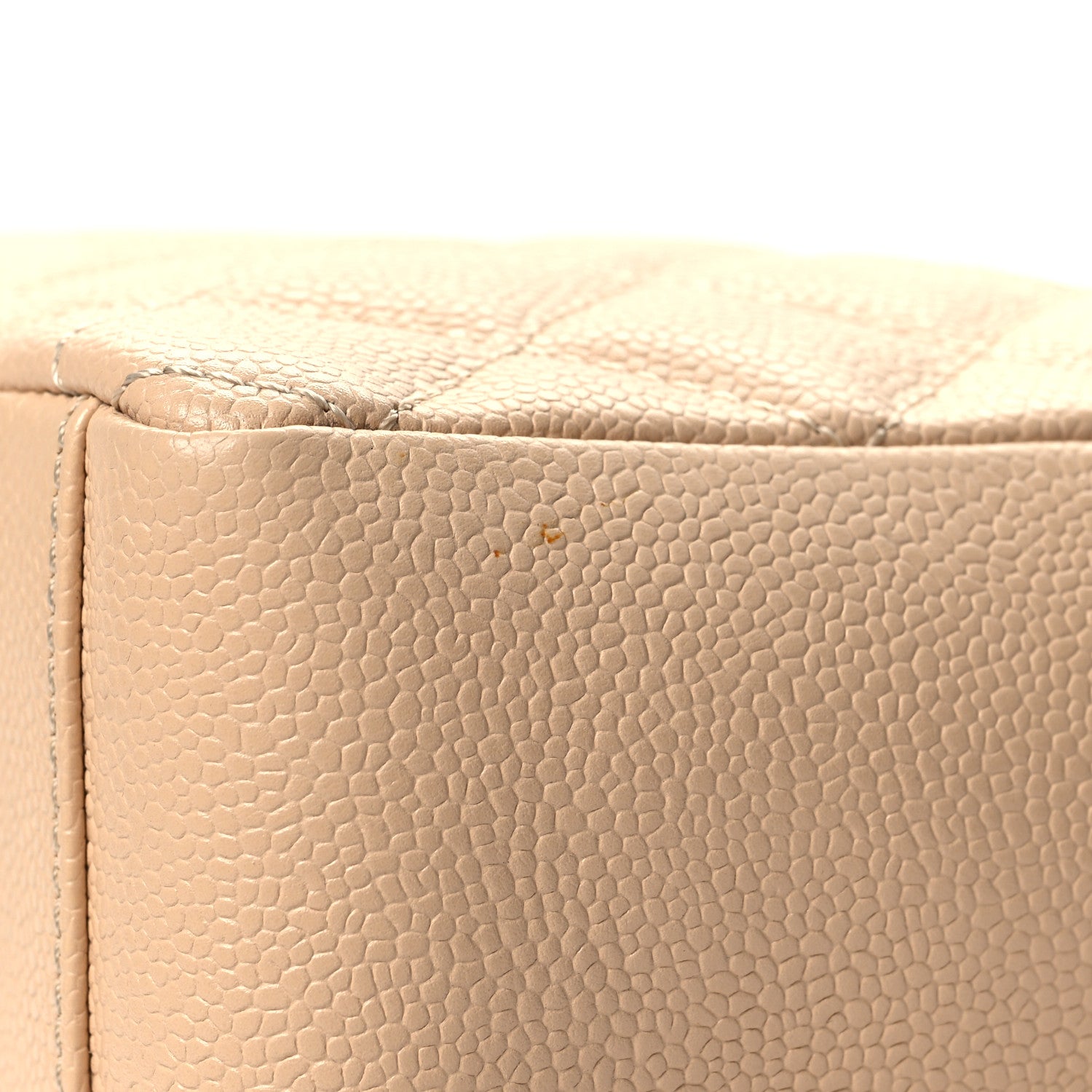 Chanel Caviar Quilted Petit Shopping Tote PST Beige Clair 11 of 12