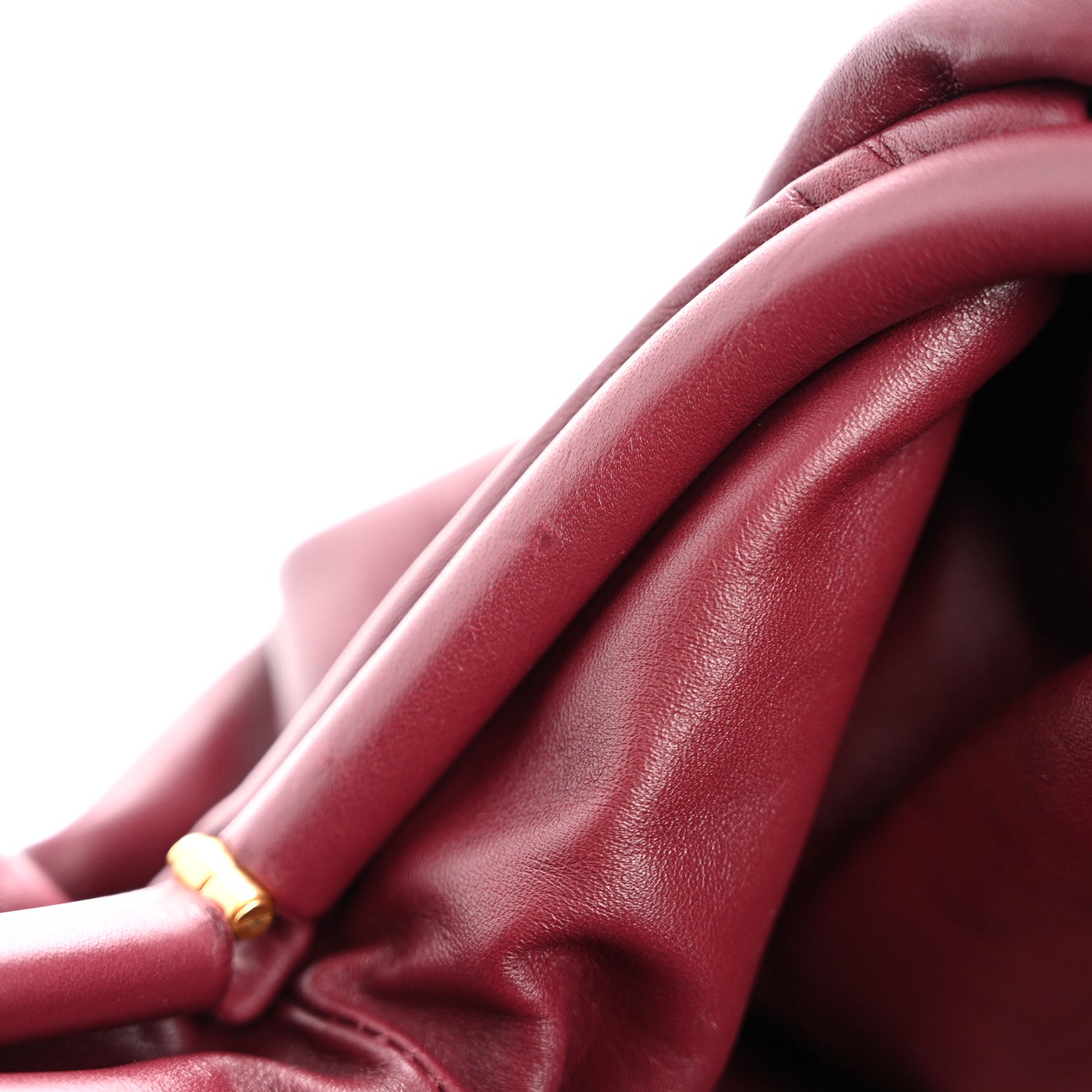 Bottega Veneta Smooth Butter Calf The Pouch Oversized Clutch Bordeaux 11 of 11
