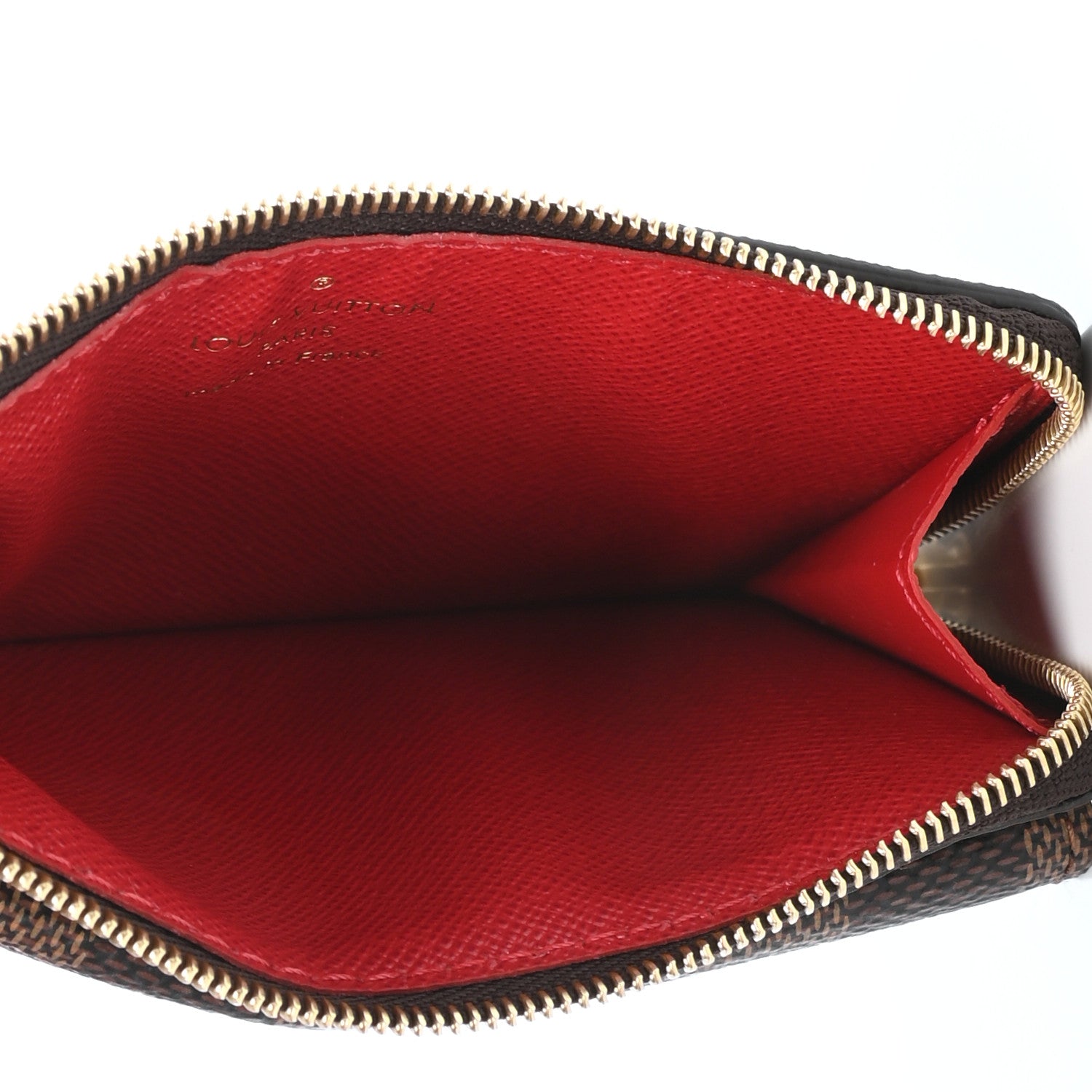 Louis Vuitton Damier Ebene Recto Verso Card Holder Red 5 of 8