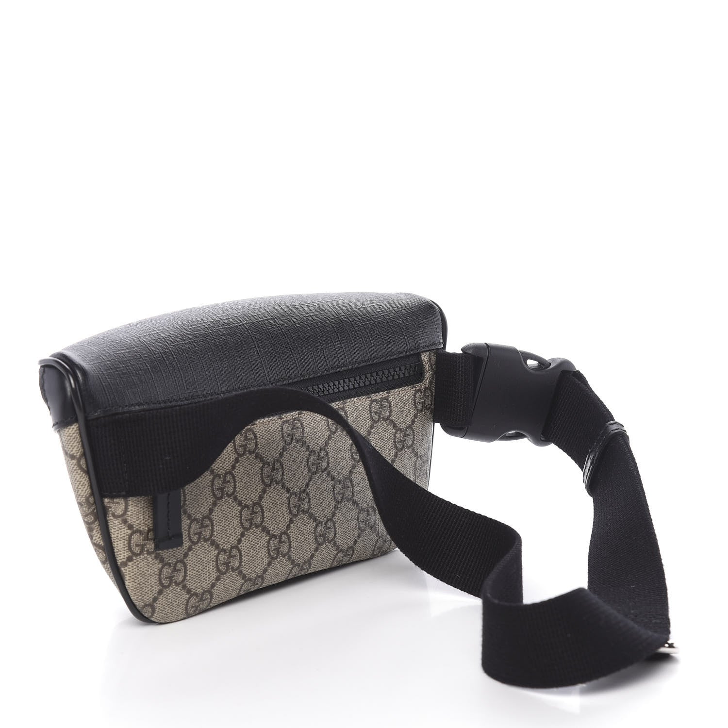 Gucci GG Supreme Monogram Belt Bag Black 3 of 11