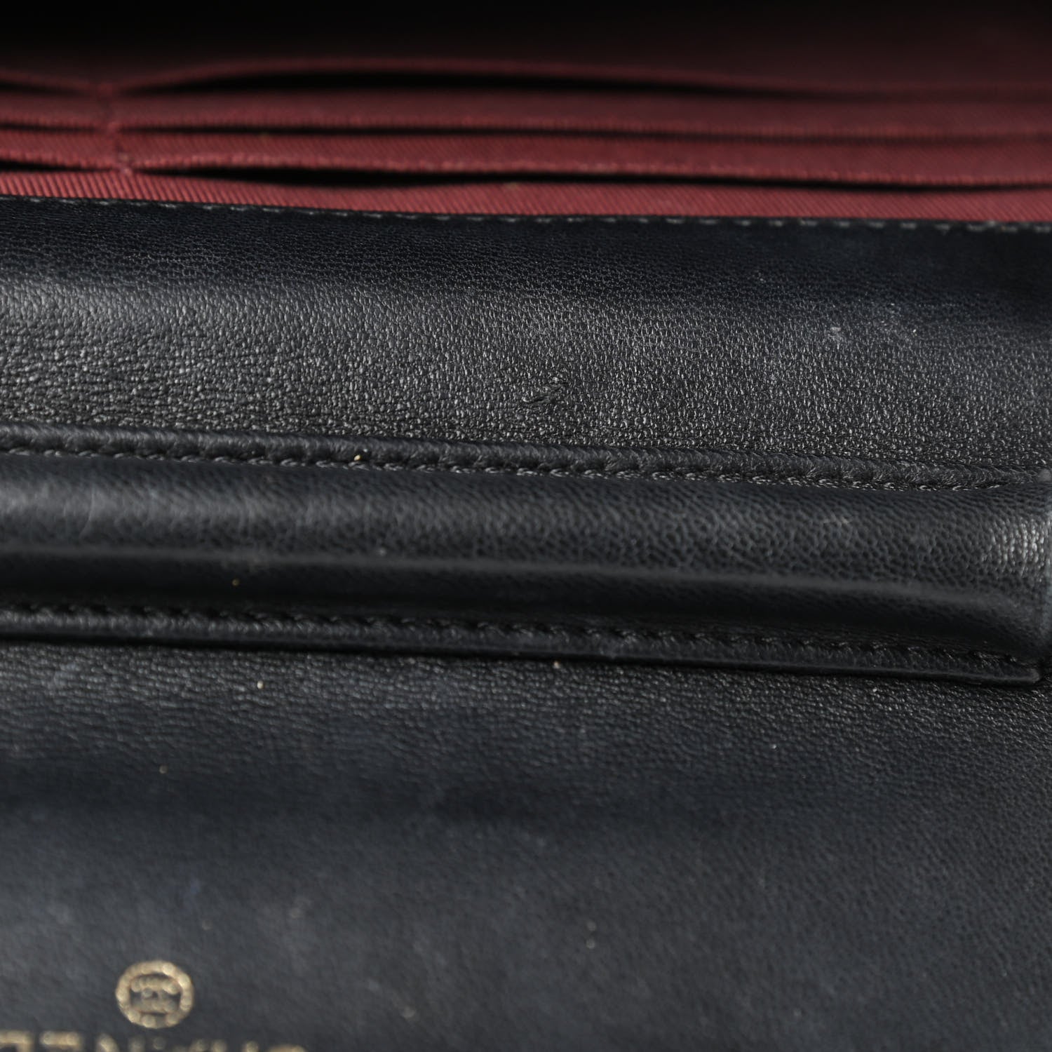 Chanel Lambskin Quilted Wallet On Chain WOC Black 14 of 15