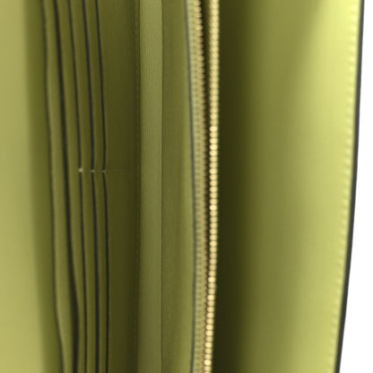 Hermes Matte Alligator Constance Long Wallet To Go Jaune Bourgeon 5 of 11