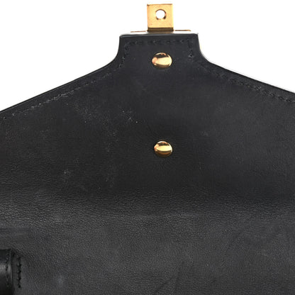 Gucci Velvet GG Monogram Mini Sylvie Top Handle Bag Black 11 of 12