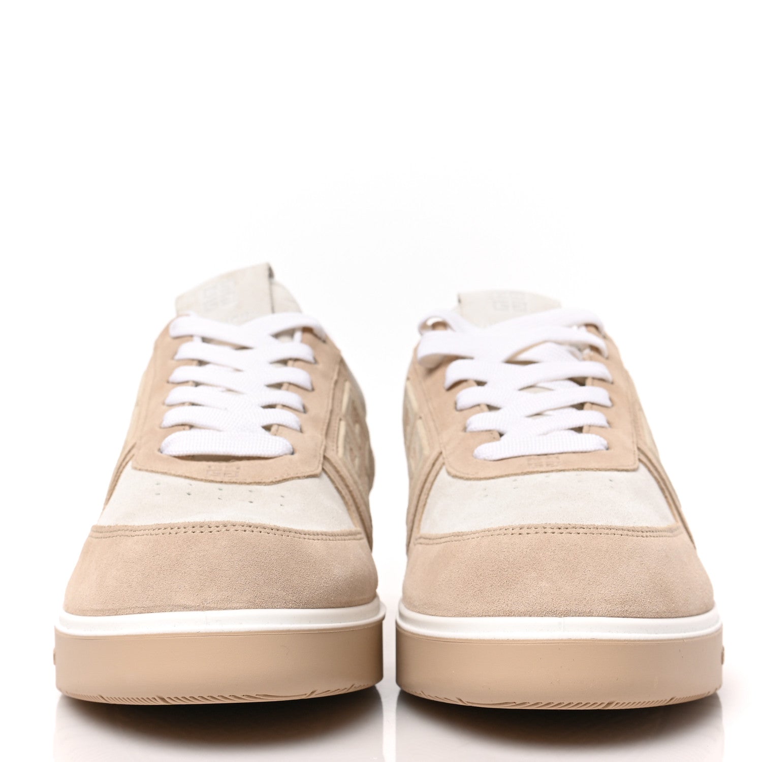 Givenchy Suede 4G Logo Low Top Sneakers 43 Beige 2 of 8