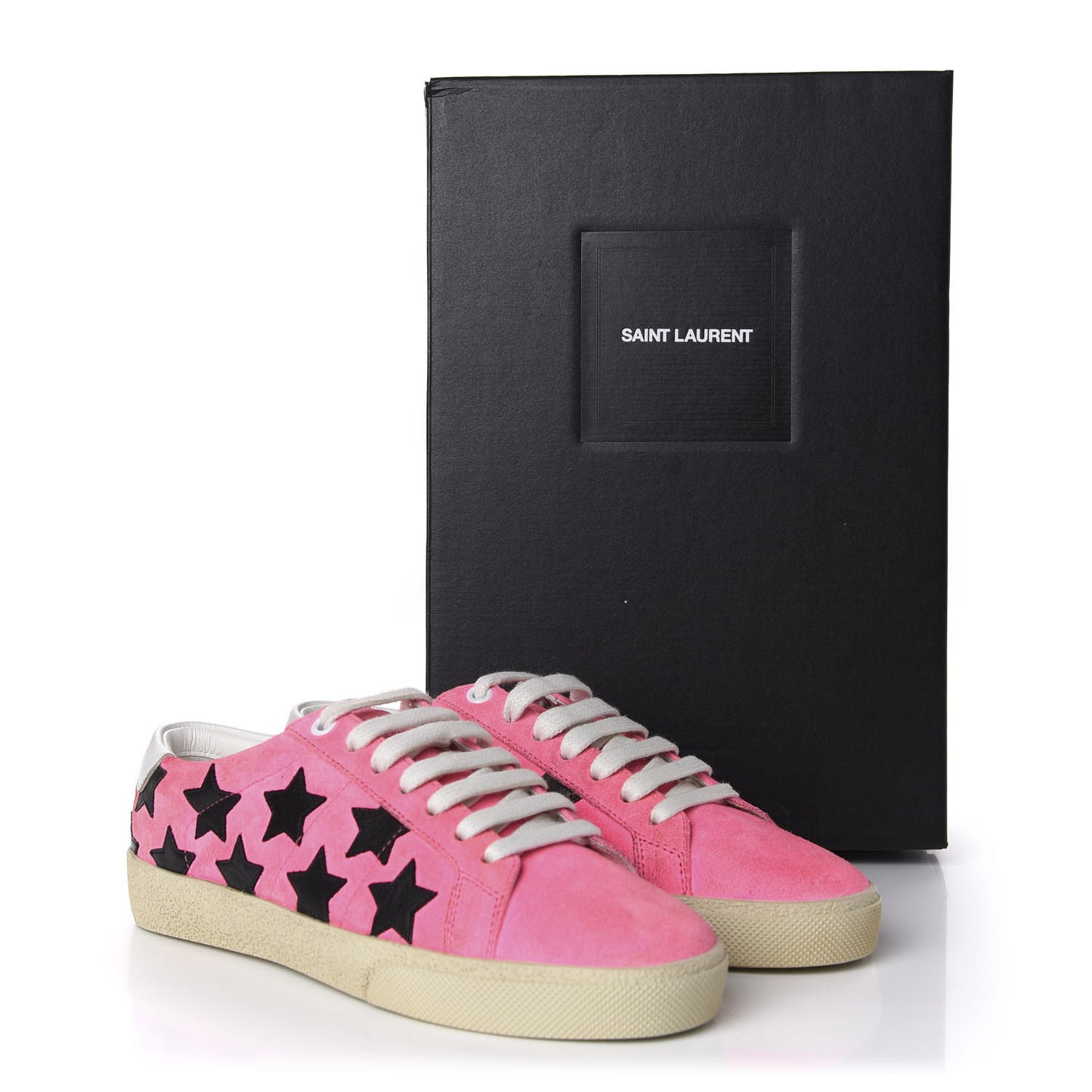 Suede Star Court Sneakers 36 Pink Black