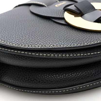 Chloe Grained Calfskin Small Darryl Saddle Crossbody Bag Black 8 of 9