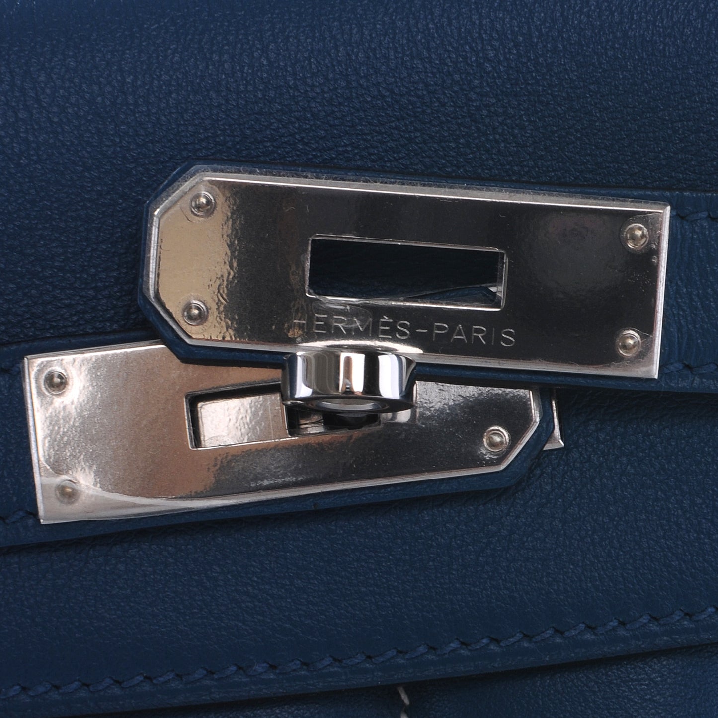 Veau Swift Mini Sac Berline Bleu Thalassa