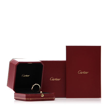 Cartier 18K Yellow Gold Diamond 4mm LOVE Wedding Band Ring 57 8 5 of 5