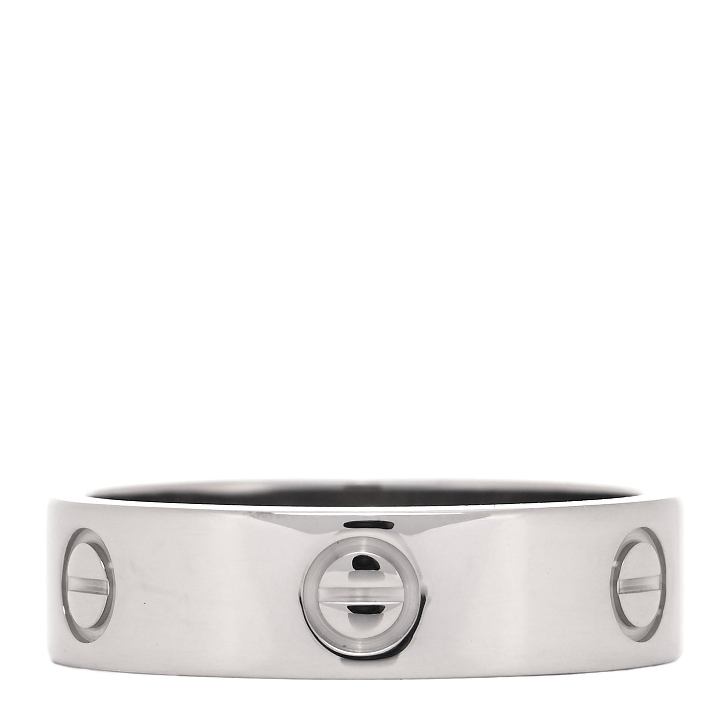 18K White Gold 5.5mm LOVE Ring 61 9.5