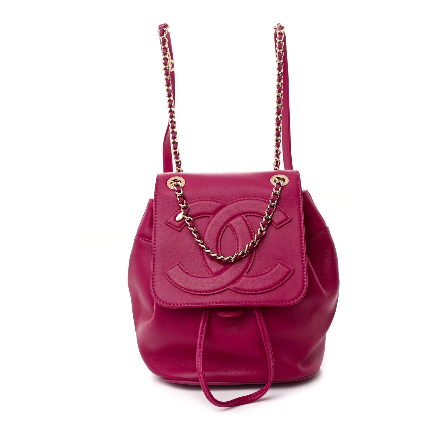 Chanel Lambskin CC Mania Backpack Pink 1 of 10