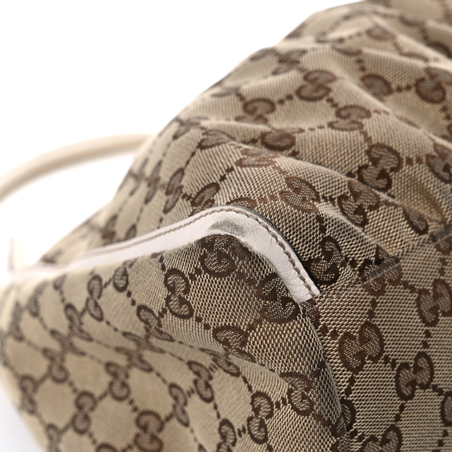 Monogram Large D Gold Hobo Off White