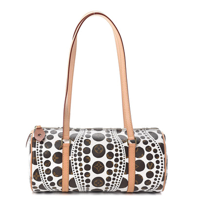 Louis Vuitton Monogram Kusama Pumpkin Dots Papillon 30 White 1 of 9