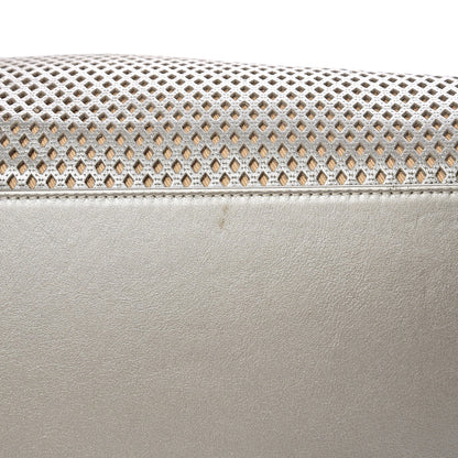 Chanel Metallic Calfskin Perforated Up In The Air Tote Silver 10 of 12
