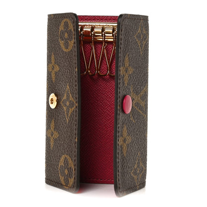 Louis Vuitton Monogram 4 Key Multicles Holder Fuchsia 5 of 8