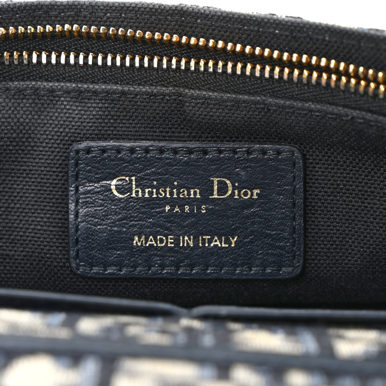 Christian Dior Oblique 30 Montaigne 2-In-1 Pouch Blue 6 of 10