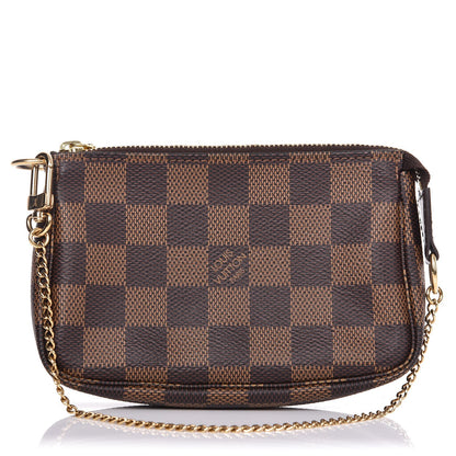 Louis Vuitton Damier Ebene Mini Pochette Accessories 1 of 7