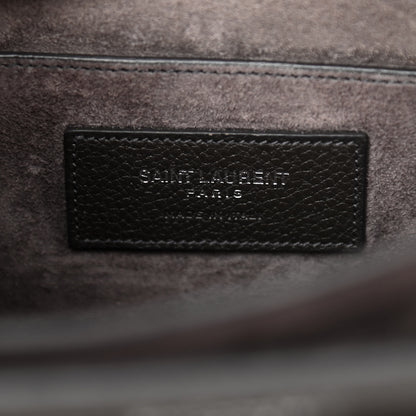 Saint Laurent Grained Calfskin Medium Monogram Sunset Dark Anthracite 5 of 9