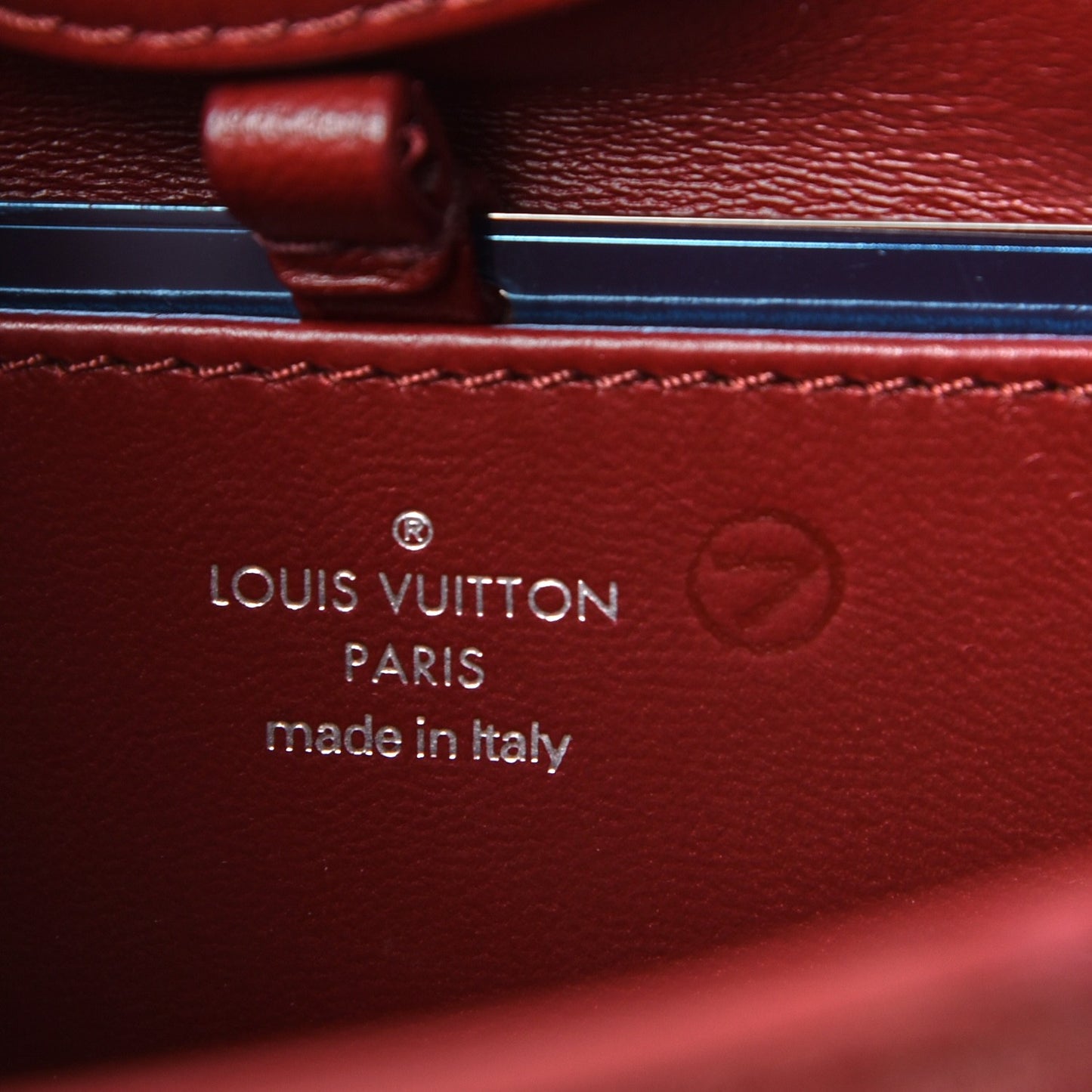 Lambskin Malletage GO-14 PM Bordeaux