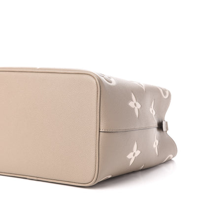 Louis Vuitton Empreinte Monogram Giant Neonoe MM Tourterelle Creme 11 of 14