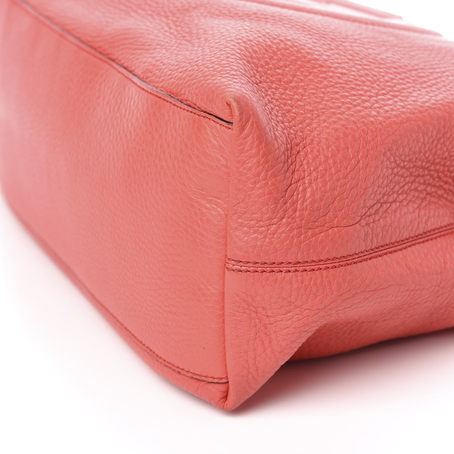 Gucci Pebbled Calfskin Medium Soho Chain Shoulder Bag Begonia Pink 9 of 10