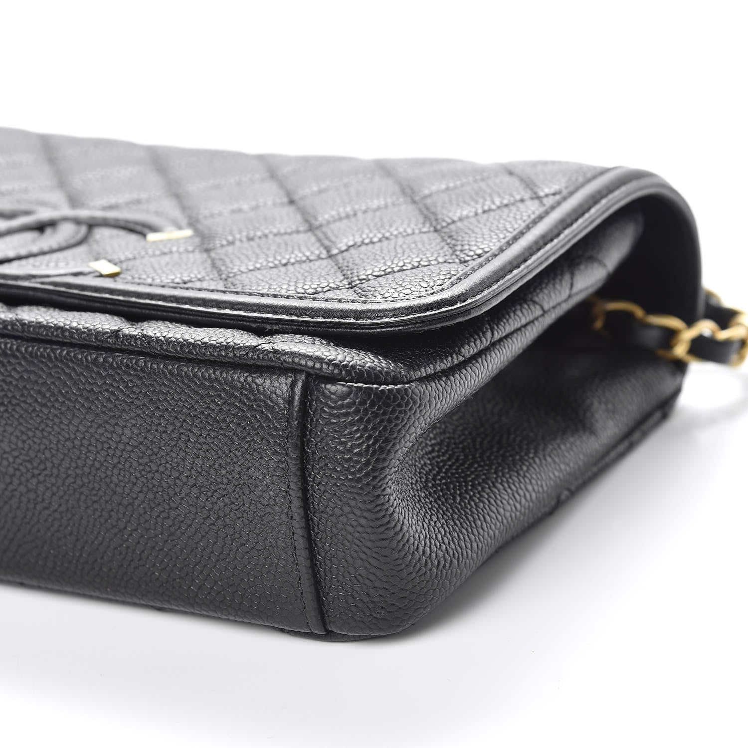 Chanel Caviar Quilted Medium CC Filigree Flap Black 7 of 12