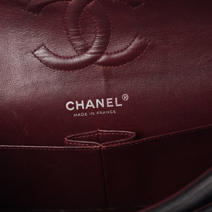 Chanel Lambskin Quilted Medium Double Flap Black 8 of 10