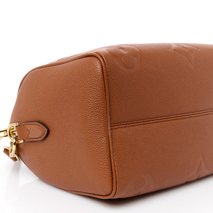 Louis Vuitton Empreinte Monogram Giant Speedy Bandouliere 25 Cognac 10 of 11
