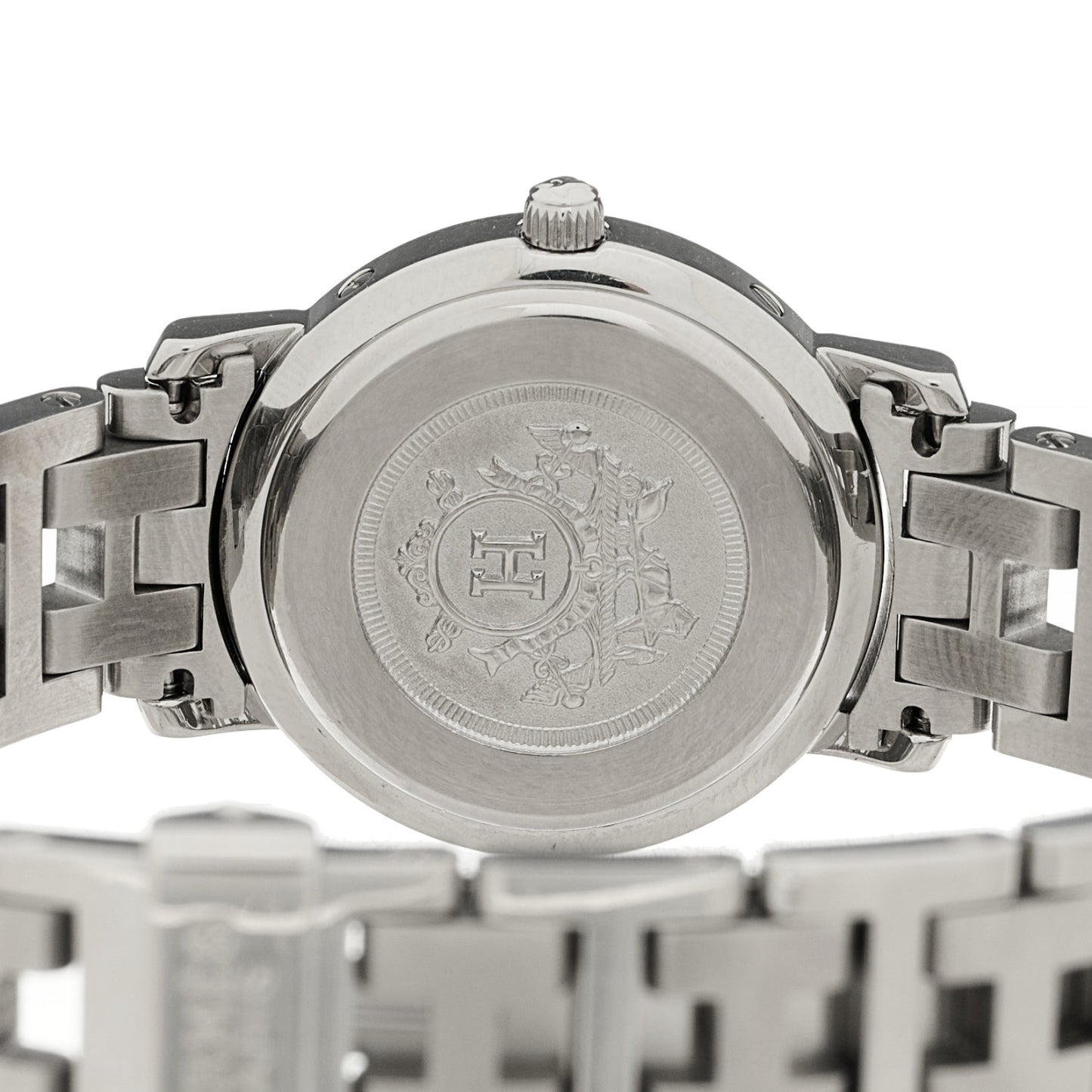 Stainless Steel 24mm Clipper Quartz Watch Black