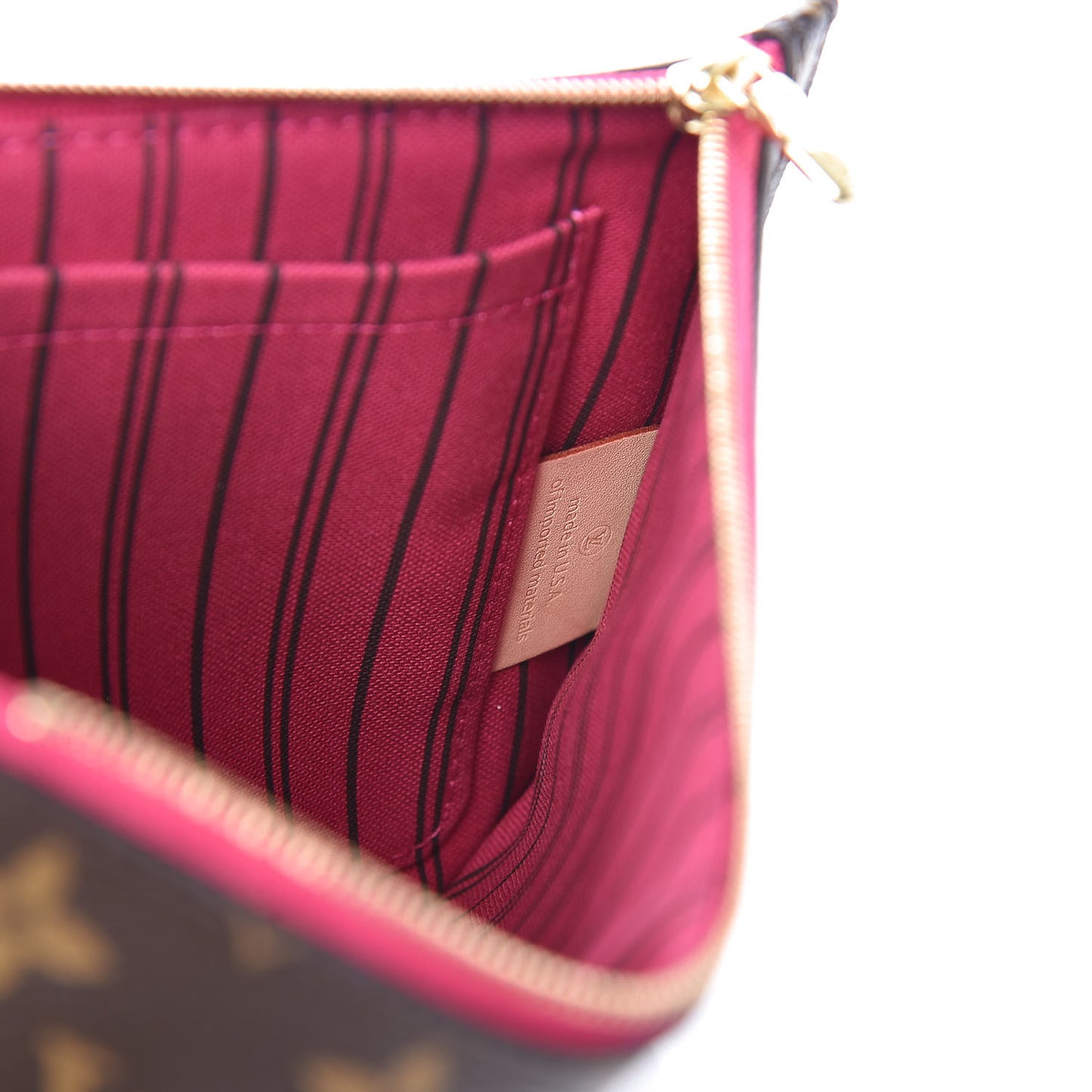 Monogram Neverfull MM GM Pochette Pivoine
