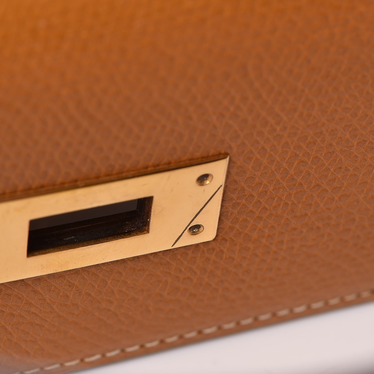 Hermes Courchevel Kelly Sellier 28 Gold 20 of 50