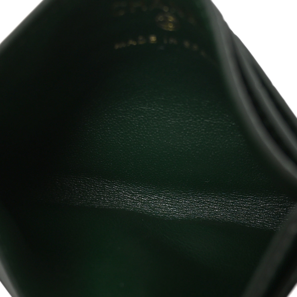 Chanel Calfskin Crocodile Embossed Crococo Card Holder Emerald 5 of 8