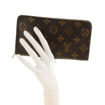 Louis Vuitton Monogram Porte-Monnaie Zippy Wallet 2 of 9
