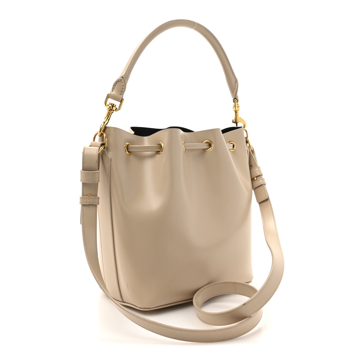 Saint Laurent Calfskin Medium Emmanuelle Bucket Bag Nude Powder 3 of 16
