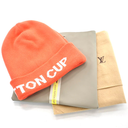 Louis Vuitton Cotton Cashmere Cup Beanie Hat Orange 2 of 4